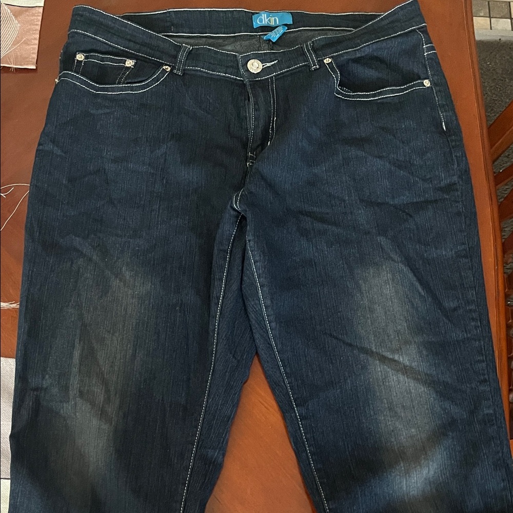 DKN Women's Dark Blue Jeans